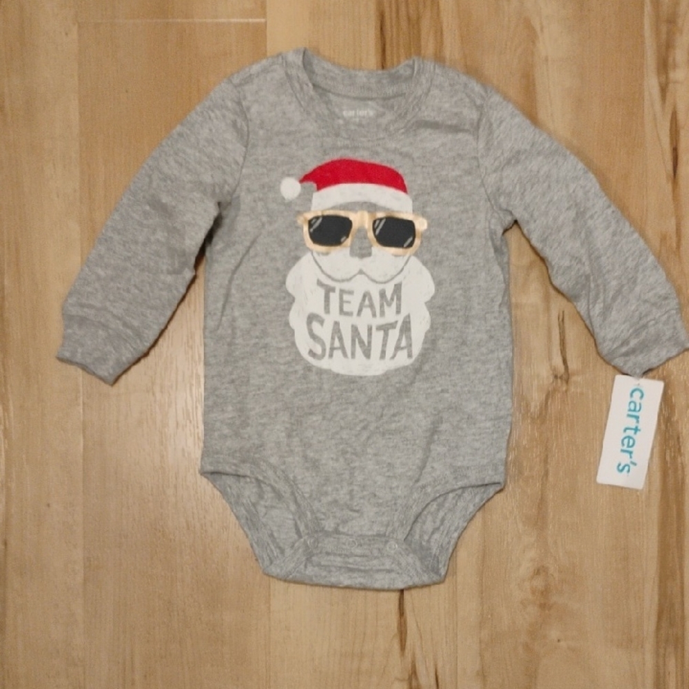 🎄 NWT Team Santa Christmas Onesie – Carter’s 🎅